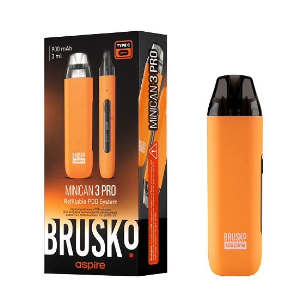 POD-система Brusko Minican 3 Pro оранжевый в Петрозаводске