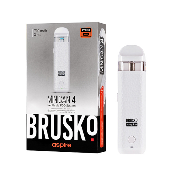 POD-система Brusko Minican 4 Белый в Петрозаводске
