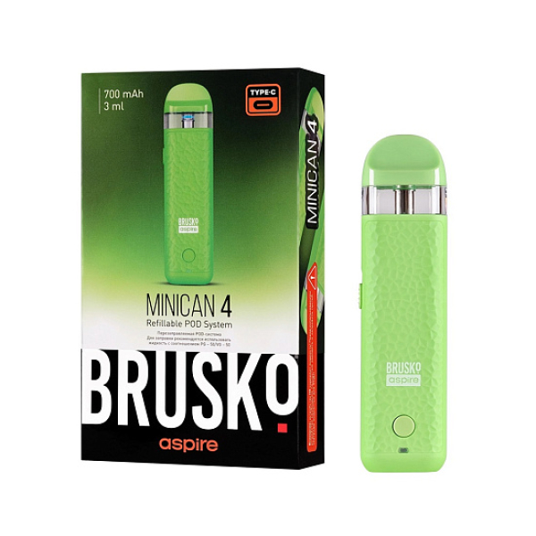 POD-система Brusko Minican 4 Зелёный в Петрозаводске