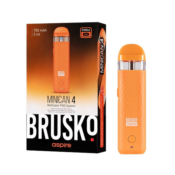 POD-система Brusko Minican 4 Оранжевый в Петрозаводске