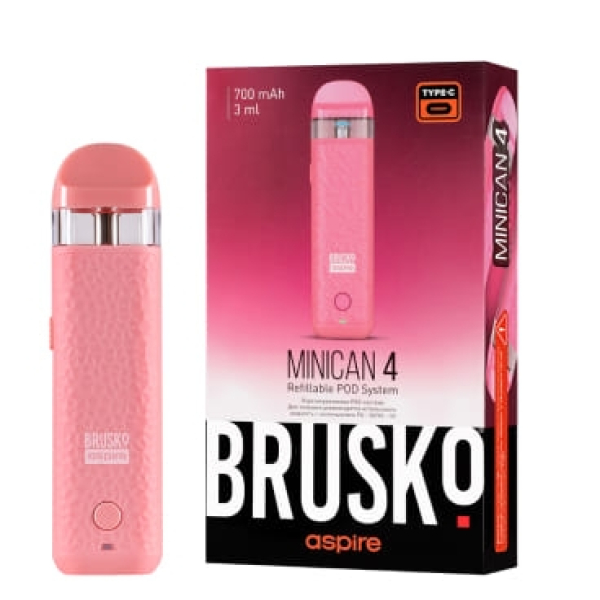 POD-система Brusko Minican 4 Розовый в Петрозаводске