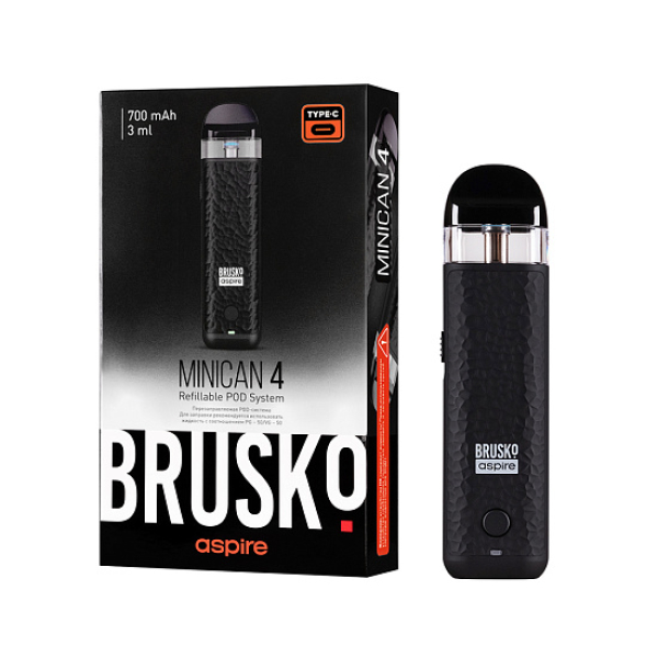 POD-система Brusko Minican 4 Черный в Петрозаводске