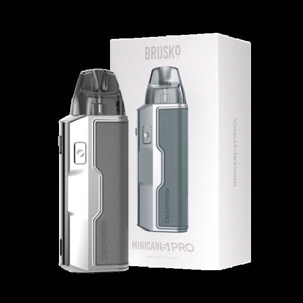 POD-система Brusko Minican 5 Pro Metallic Grey Красный,серый в Петрозаводске