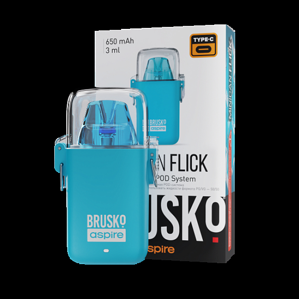 POD-система Brusko Minican Flick Голубой в Петрозаводске