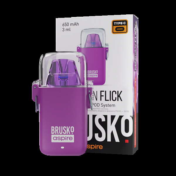 POD-система Brusko Minican Flick Фиолетовый в Петрозаводске
