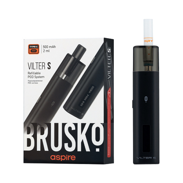 POD-система Brusko Vilter S Черный в Петрозаводске
