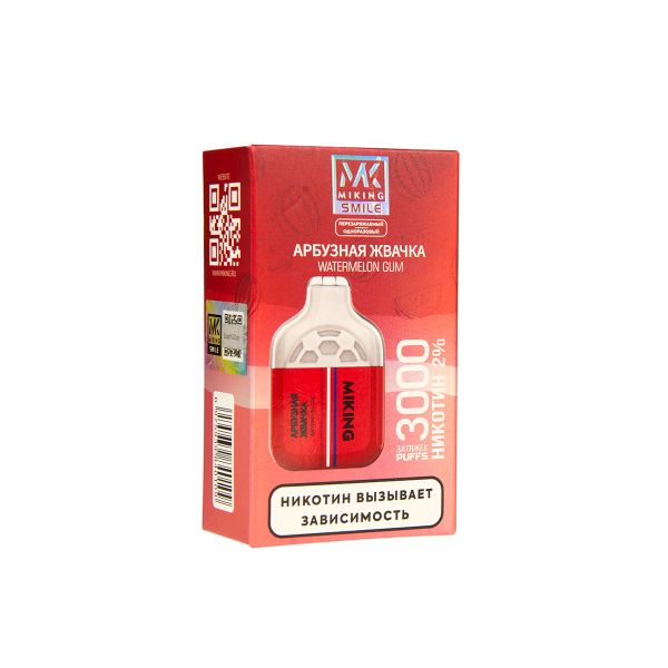 Электронка Miking Watermelon Gum 3000 Затяжек в Петрозаводске
