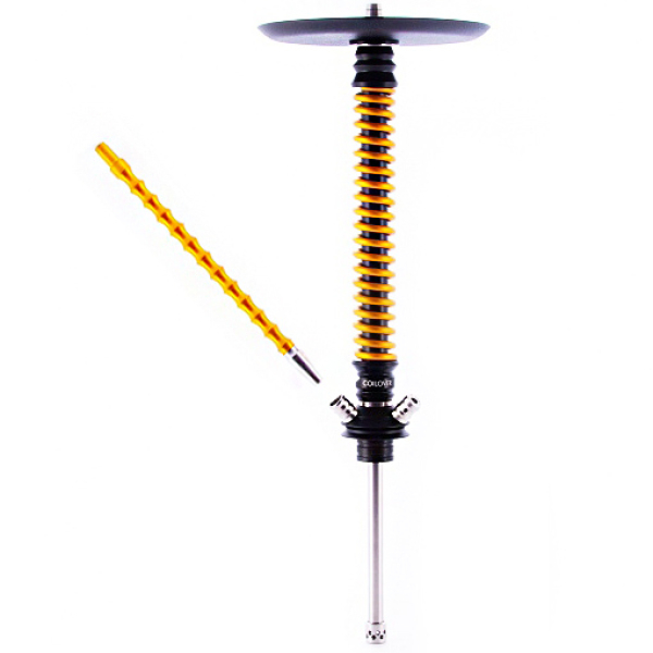 Кальян Mamay Customs V3  Coilovers Черный Gold Anod в Петрозаводске