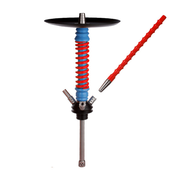 Кальян Mamay Customs V3  Coilovers Mini Голубой Красный в Петрозаводске