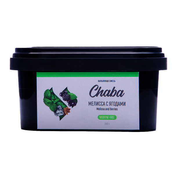 Бестабачная смесь Chaba Мелисса С Ягодами 200 грамм в Петрозаводске