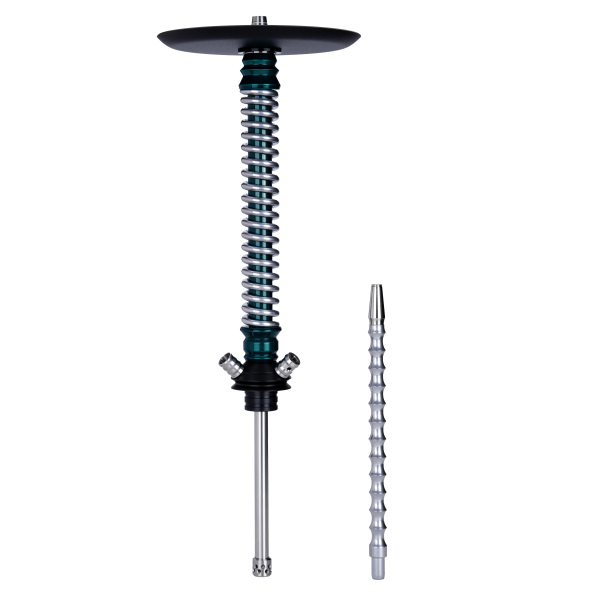 Кальян Mamay Customs Coilovers Зелёный Лак Хром в Петрозаводске