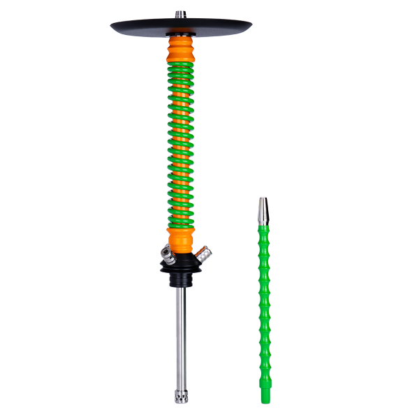 Кальян Mamay Customs Coilovers Оранжево Салатовый в Петрозаводске