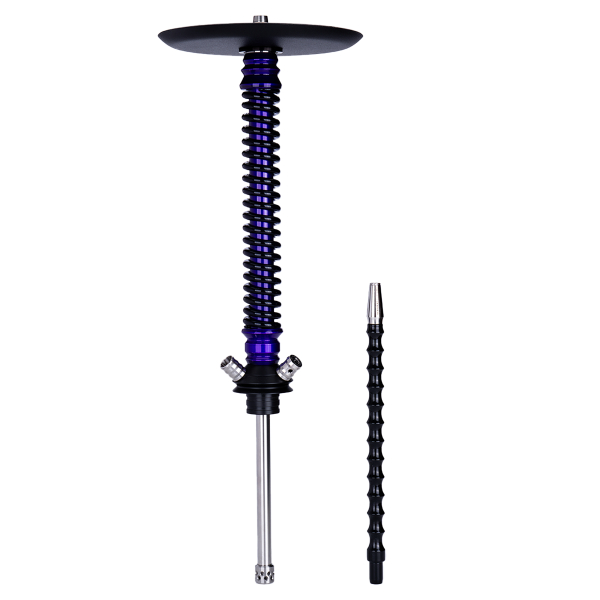 Кальян Mamay Customs Coilovers Фиолетовый Лак Черный в Петрозаводске