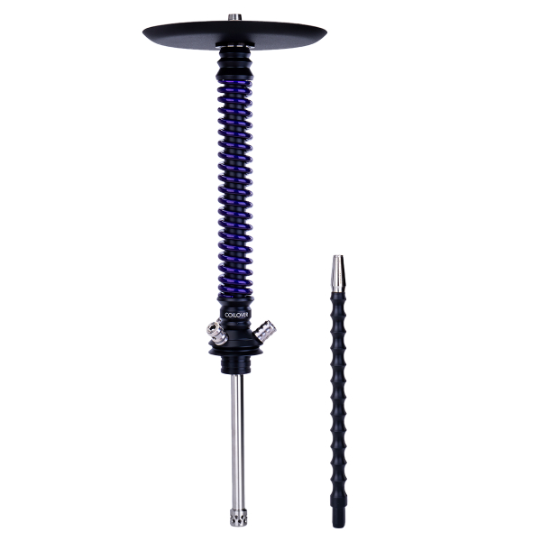 Кальян Mamay Customs Coilovers Чёрно Фиолетовый Лак в Петрозаводске