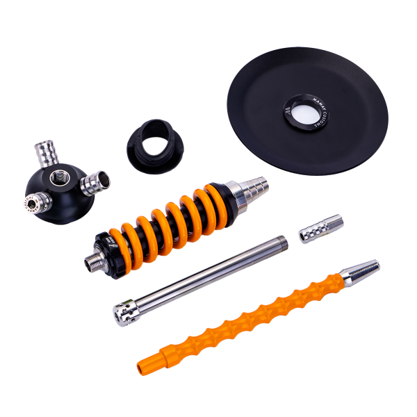 Кальян Mamay Customs Coilover Micro Чёрно Оранжевый в Петрозаводске