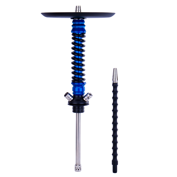 Кальян Mamay Customs Coilovers Mini Голубой Лак Черный в Петрозаводске