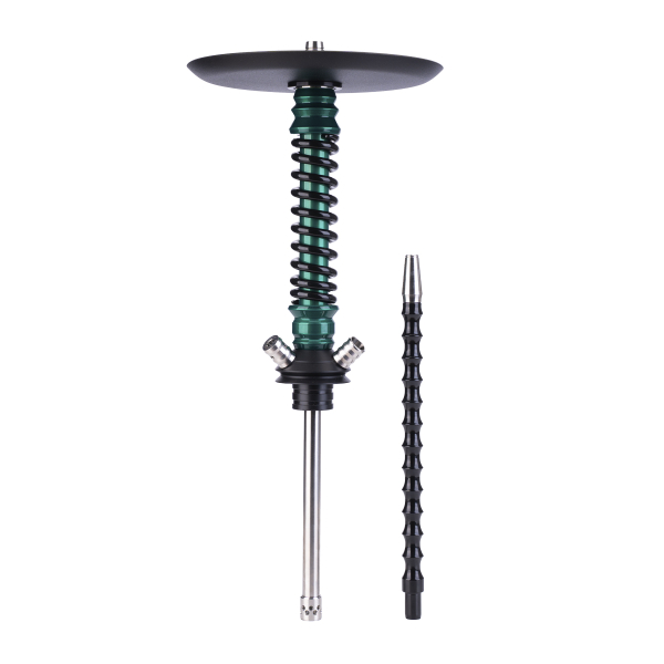 Кальян Mamay Customs Coilovers Mini Зелёный Лак Чёрный   Гр. Кубы в Петрозаводске