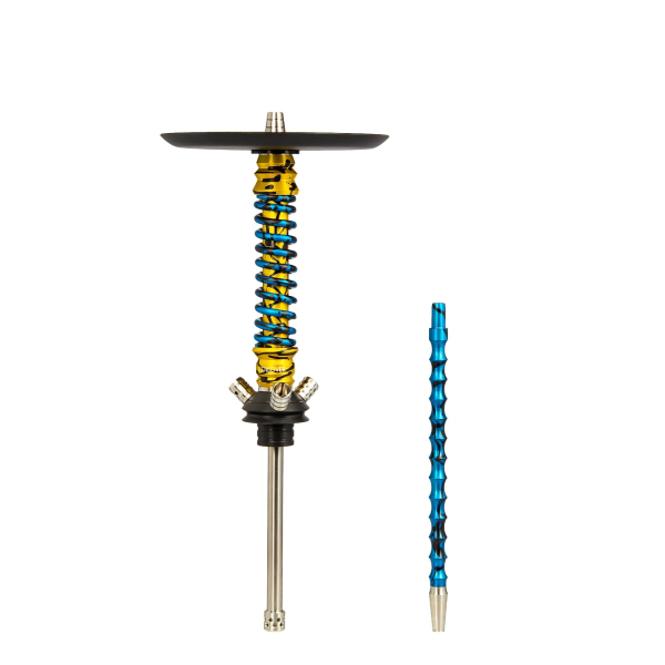 Кальян Mamay Customs Coilovers Mini Золотой Сплеш Голубой Сплеш в Петрозаводске