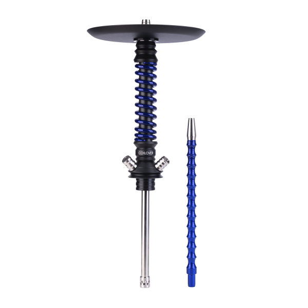Кальян Mamay Customs Coilovers Mini Чёрно Синий Лак в Петрозаводске