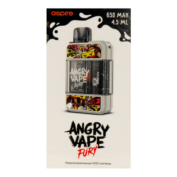 POD-система Brusko Angry Vape Fury 650 Mah Белый в Петрозаводске