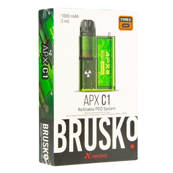 POD-система Brusko Apx C1 Зелёный Папоротник в Петрозаводске