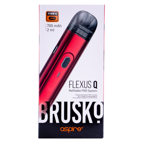 POD-система Brusko Flexus Q Красный в Петрозаводске