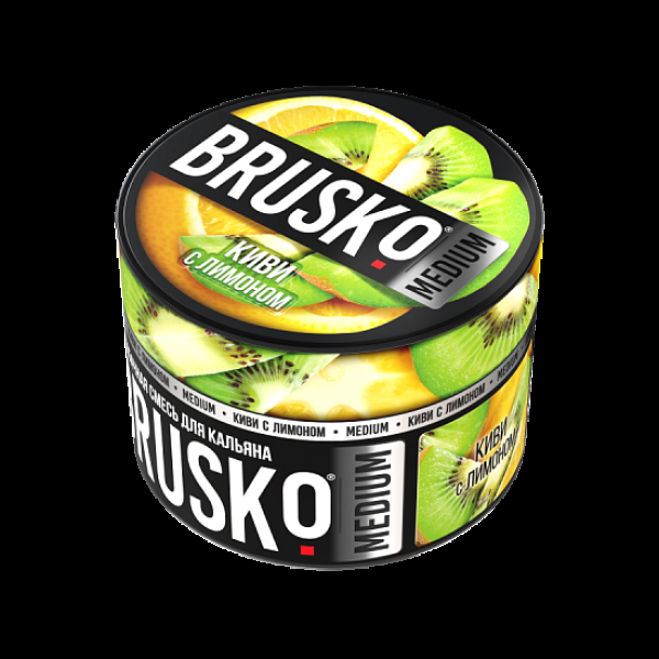 Бестабачная смесь Brusko Киви С Лимоном Medium 50 грамм в Петрозаводске