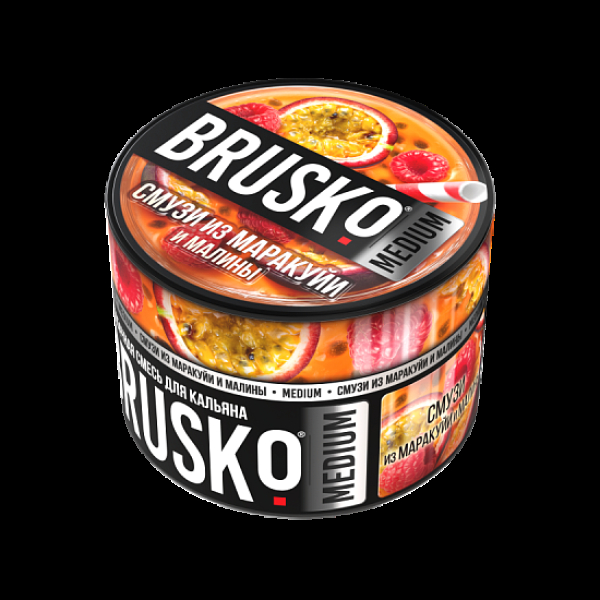 Бестабачная смесь Brusko Смузи Из Маракуйи И Малины Medium 50 грамм в Петрозаводске
