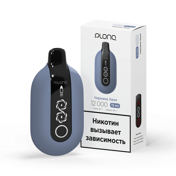 Электронка Plonq Ultra Черника Хвоя 12000 затяжек в Петрозаводске