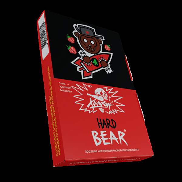 Табак Хулиган Hard Bear Клубника С Елкой 25 грамм в Петрозаводске
