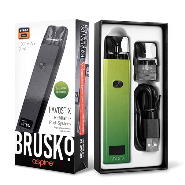 POD-система Brusko Favostix      Зеленый Градиент в Петрозаводске