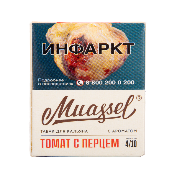 Табак Muassel Medium Томат С перцем 40 грамм в Петрозаводске