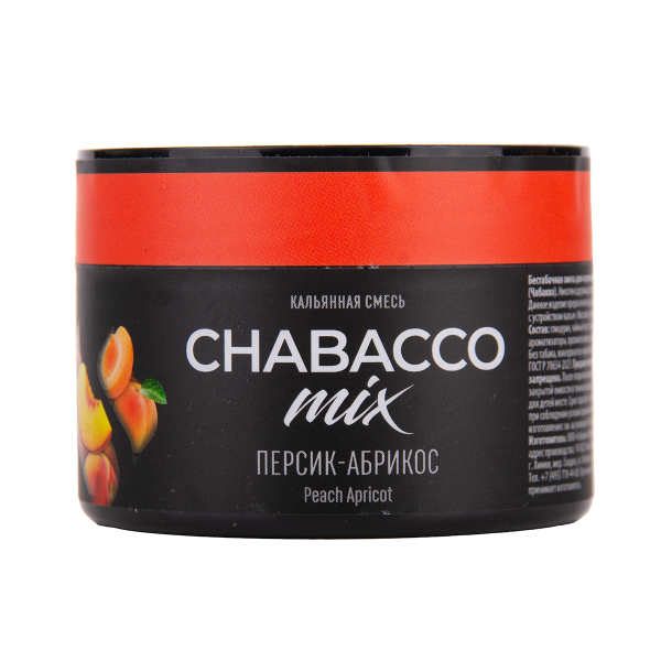 Бестабачная смесь Chabacco Mix Medium Peach Apricot 40 грамм в Петрозаводске