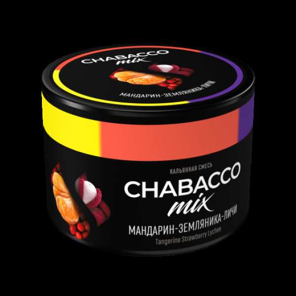 Бестабачная смесь Chabacco Mix Medium Tangerine Strawberry Lychee 40 грамм в Петрозаводске
