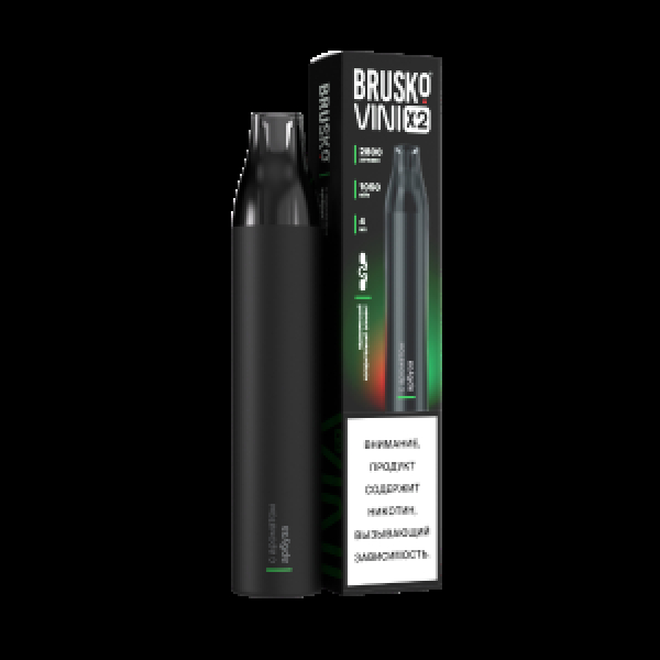 Электронка Brusko Vini X2 Арбуз 2800 затяжек в Петрозаводске