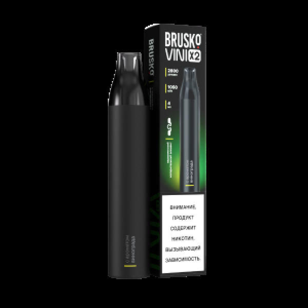 Электронка Brusko Vini X2 Грейпфрут 2800 затяжек в Петрозаводске