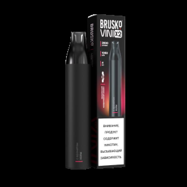 Электронка Brusko Vini X2 Кола 2800 затяжек в Петрозаводске