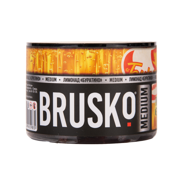 Бестабачная смесь Brusko Zero Лимонад  Буратино 50 грамм в Петрозаводске