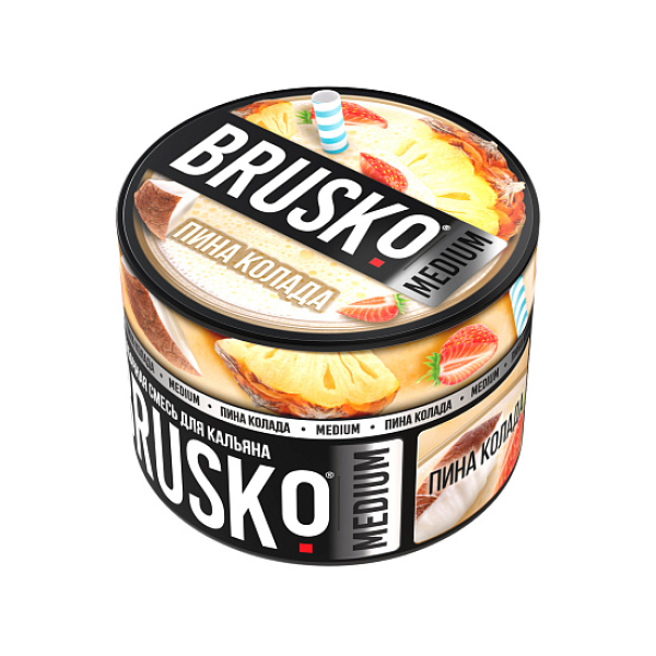 Бестабачная смесь Brusko Zero Пина Колада 50 грамм в Петрозаводске