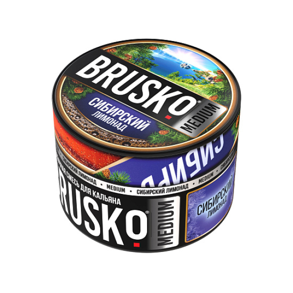 Бестабачная смесь Brusko Zero Сибирский Лимонад 50 грамм в Петрозаводске