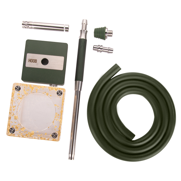 Кальян Hoob Subatom British Racing Green X Ss | Cube Mini Gold в Петрозаводске