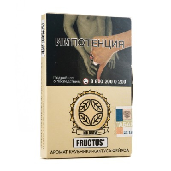Табак Mr Brew Fructus Аромат Клубники Кактуса Фейхоа 25 грамм в Петрозаводске