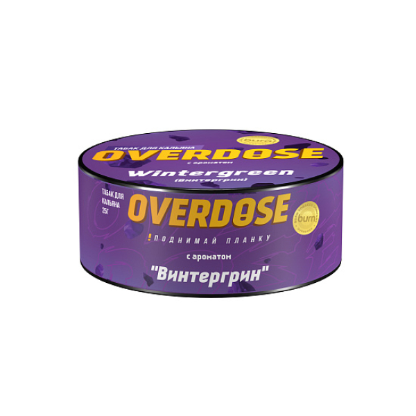 Табак Overdose Wintergreen 25 грамм в Петрозаводске
