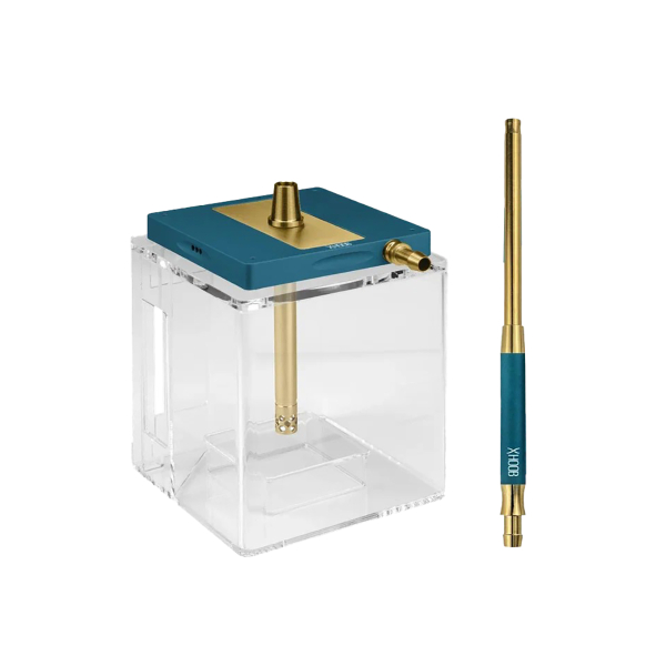 Кальян Hoob Atom Marine Blue X Gold | Hoob Cube в Петрозаводске