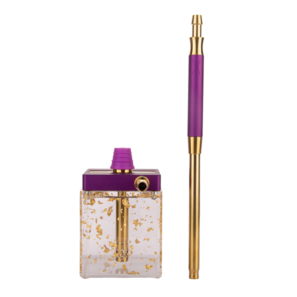 Кальян Hoob Subatom Royal Purple X Gold | Cube Mini Gold в Петрозаводске