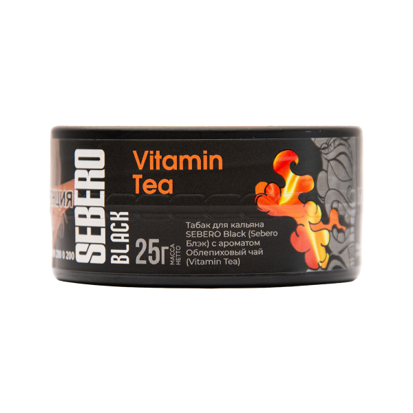 Табак Sebero Black Black Vitamin Tea 25 грамм в Петрозаводске