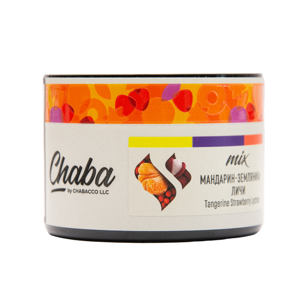 Безникотиновая смесь Chaba Mix Tangerine Strawberry Lychee Nicotine Free 40 грамм в Петрозаводске