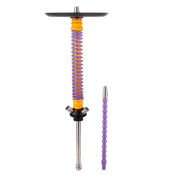 Кальян Mamay Customs Coilover Большой  Жёлтый Сирень в Петрозаводске