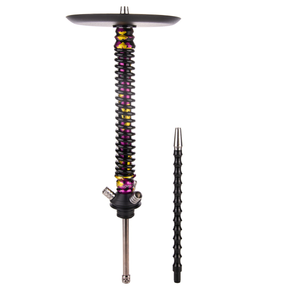 Кальян Mamay Customs Coilover Большой   Пурпурный/золотой Камуфляж Чёрный в Петрозаводске