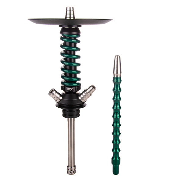 Кальян Mamay Customs Coilover Micro  Чёрный Зелёный Лак в Петрозаводске
